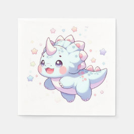 Sweet Dreamy Dinosaur Baby Shower Pappersservett