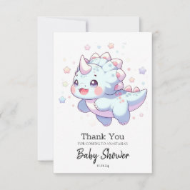 Sweet Dreamy Dinosaur Baby Shower Tack Kort