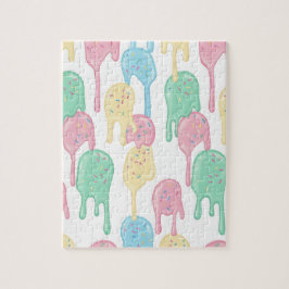 Sweet Drip: En Pastell Glassdröm Pussel