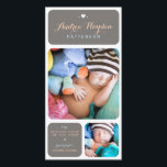 Sweet Duet Photo Pojke Birth Notice Meddelande<br><div class="desc">Lägg fram din nya lilla födelsemärkelse för världen med detta vackra,  moderna födelsemeddelande från katkadoodle.com. Mjuk,  brun bakgrund,  contemporaryns typografi i aprikoser och baby blue,  och enkel formatering har två porträtt-foton av din söta pojke. Andra färg finns också tillgängliga.</div>