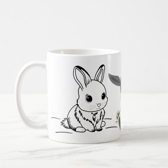 Sweet Easter bunny Kaffemugg (Vänster)