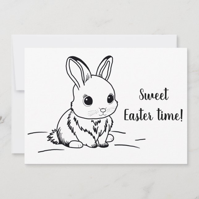 Sweet Easter time Julkort (Framsida)