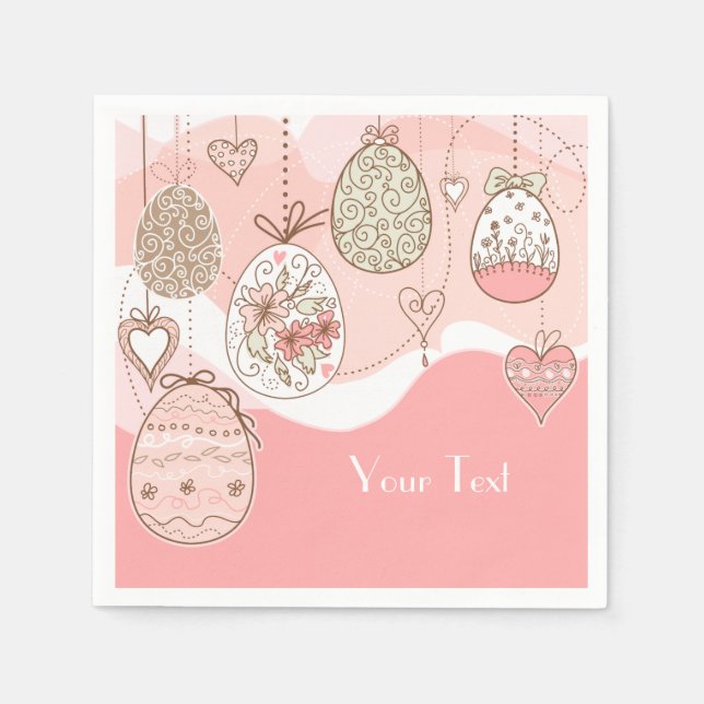 Sweet Elegance Påskäggs Pappersservett (Framsidan)
