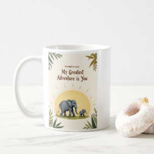 Sweet Elephant Fars dag Min Underbarare Äventyr Kaffemugg