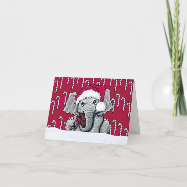 Sweet Elephant jul Helgkort (Framsida)