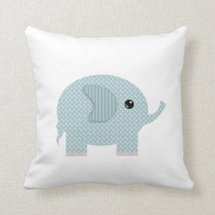 Sweet Elephants Nursery Decor Kudde