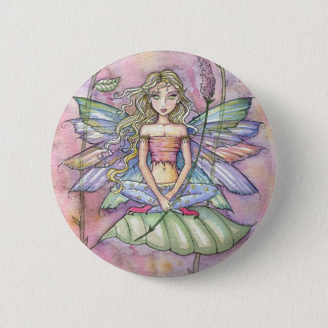 Sweet Fairy Button Pin by Molly Harrison Knapp (Framsida)