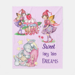 Sweet Fairy Tale Dreams Fleecefilt