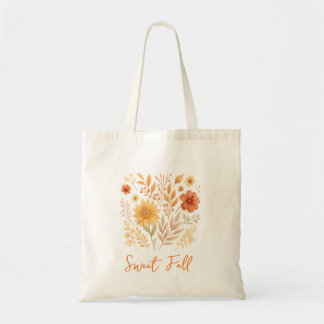 Sweet Fall Season Tote Bag Tygkasse
