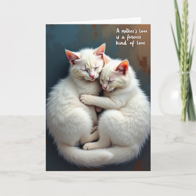Sweet Felines Mothers Day Card Kort (Framsida)