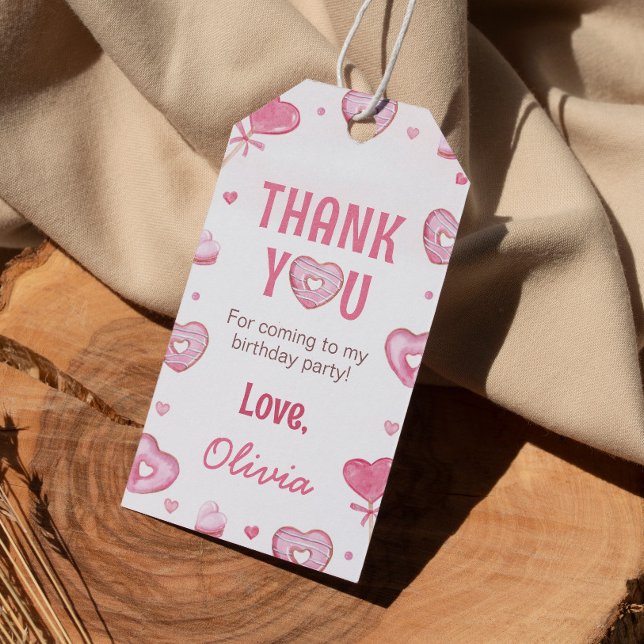 Sweet Firande Birthday Tack Märkre Presentetikett (Skapare uppladdad)