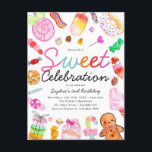 Sweet Firande Candy Kids Candyland Birthday Vykort<br><div class="desc">Cute Sweet Firande Candy Land Kids Candyland Birthday Call</div>