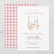 Sweet Firande Ice Cream Rosa Birthday