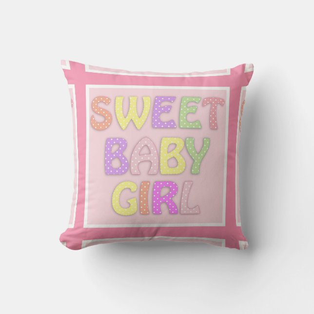 Sweet Flicka Pillow Kudde (Framsida)