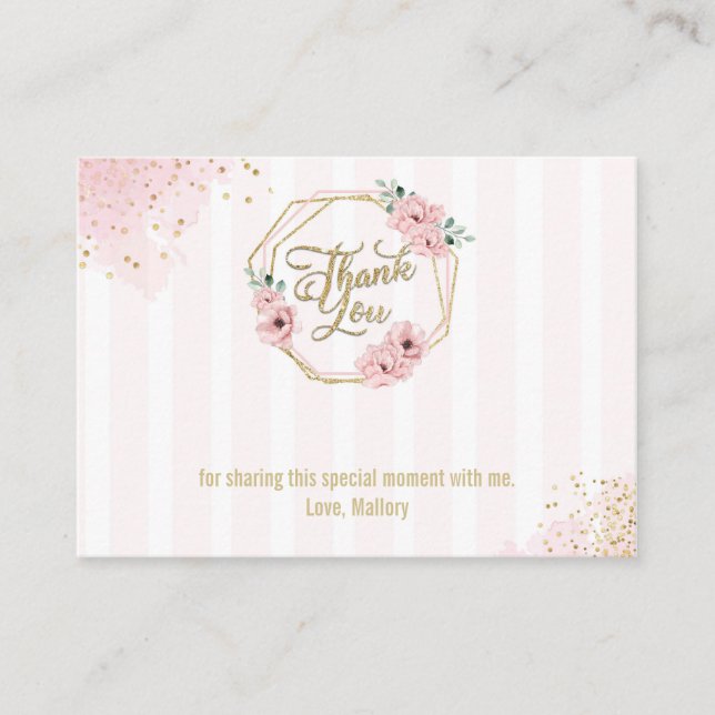 Sweet Flicka, tackkort Tilläggskort (Framsida)