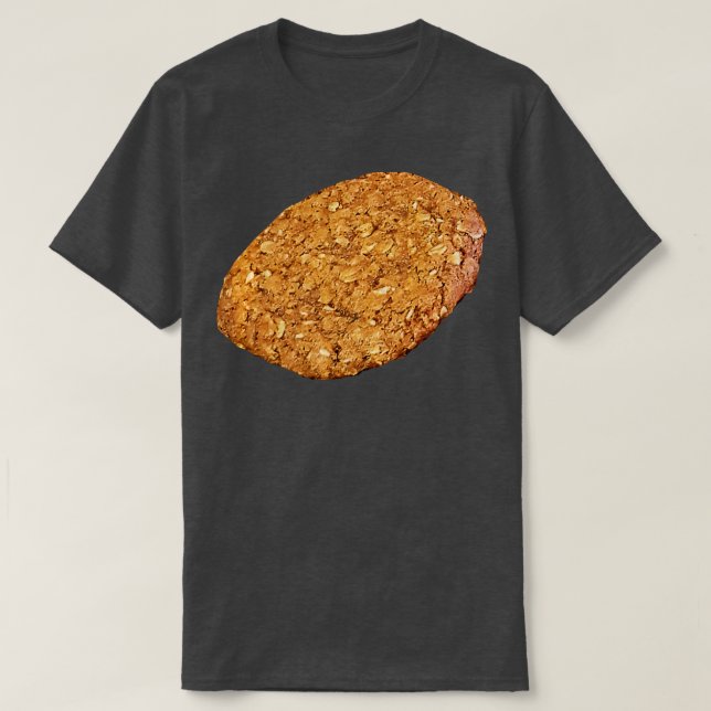 Sweet Food Anzac Oat Cookie T Shirt (Design framsida)