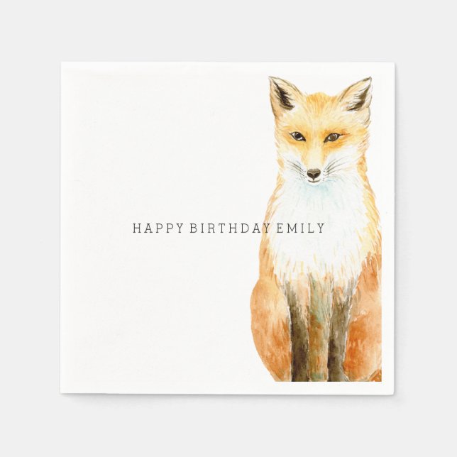 Sweet Fox Pappersservett (Framsidan)