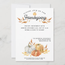 Sweet Friendsgiving-inbjudan