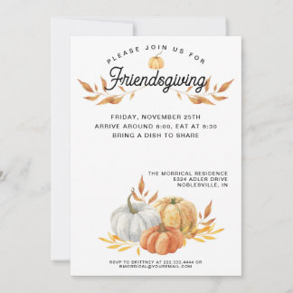 Sweet Friendsgiving-inbjudan Inbjudningar