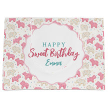 Sweet Frosted Animal Cookies Birthday Custom