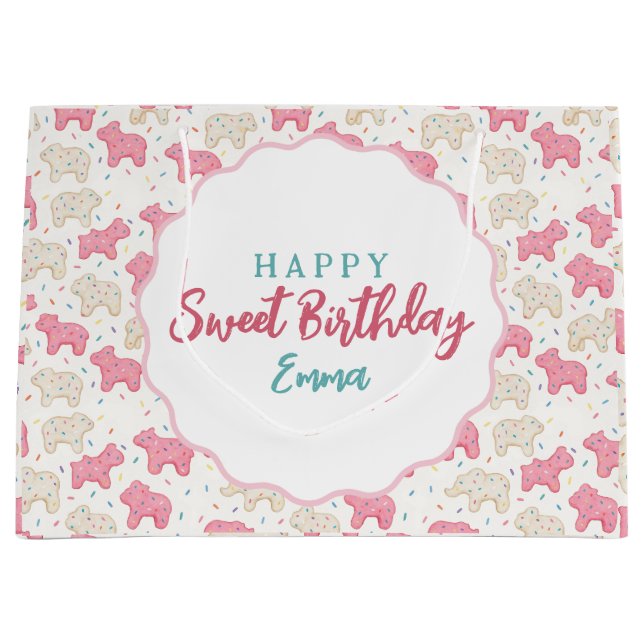 Sweet Frosted Animal Cookies Birthday Custom (Framsidan)