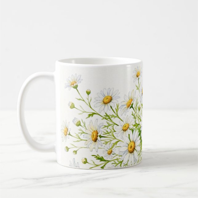 Sweet garden daisies Mug Kaffemugg (Vänster)