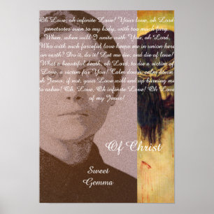 Sweet Gemma of Jesus Poster