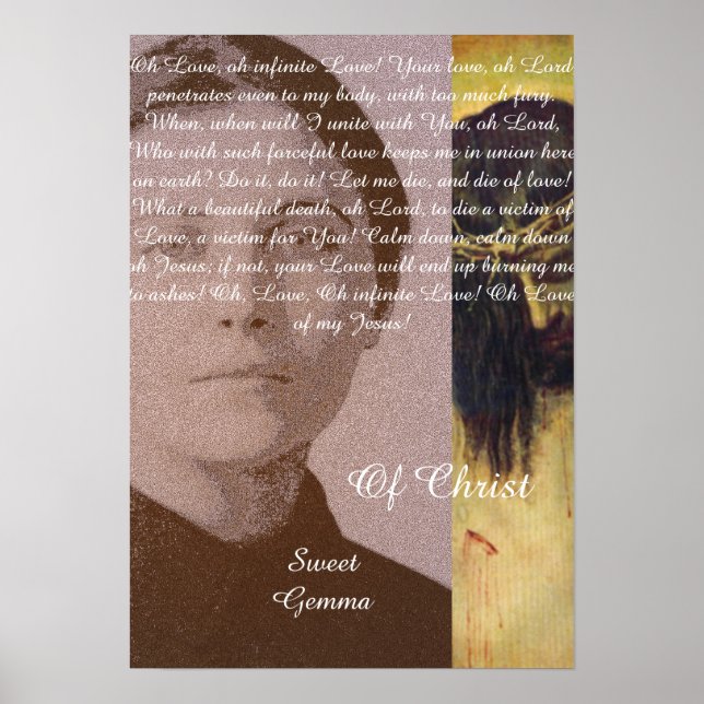 Sweet Gemma of Jesus Poster (Framsidan)