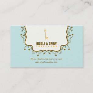 Sweet Giraffe Childcare /Boutique Affärskort Visitkort