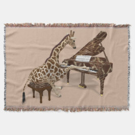 Sweet Giraffe Spela Grand Piano Filt