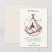 Sweet Girly Teepee Sleepover Party Birthday