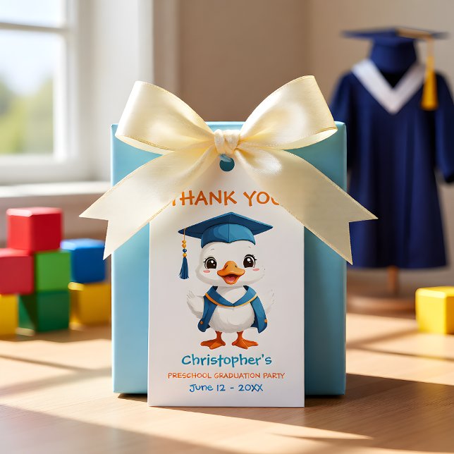 Sweet Goose Preschool Graduation Presentetikett (Skapare uppladdad)