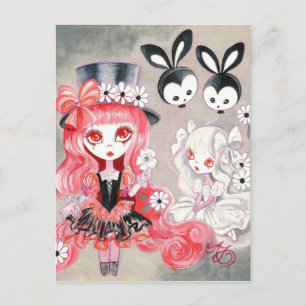 Sweet Gothic Party Inbjudan Vykort