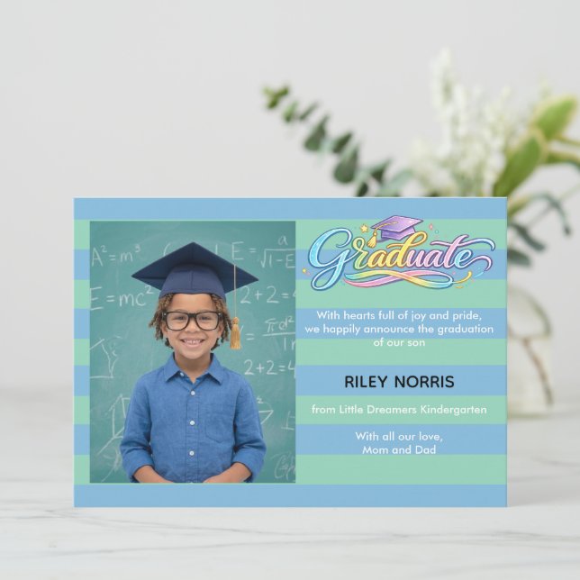 Sweet Graduate Announcement  (Stående Fram)