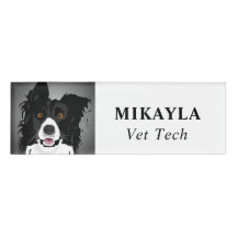 Sweet Gräns Collie Namn bricka