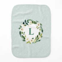 Sweet Greenery Blommigt WAN Monogram