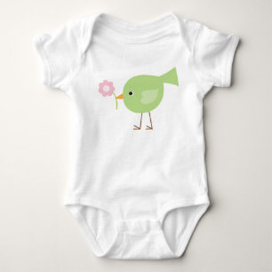 Sweet Grönt Bird T Shirt