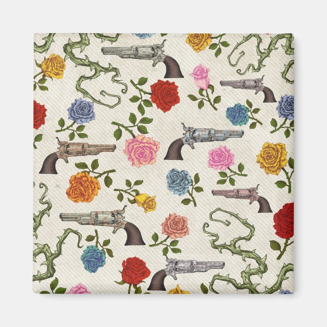 Sweet Guns och Ro Fridge Dekoration Magnet (Framsidan)