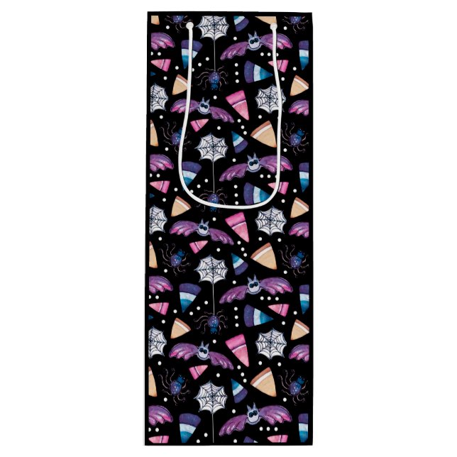 Sweet Halloween Fladdermus, Spiders och Candy corn (Framsidan)