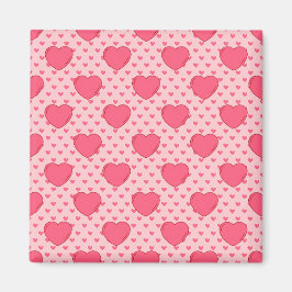 Sweet Happy Valentine’s Day Red Heart for Lovers Magnet