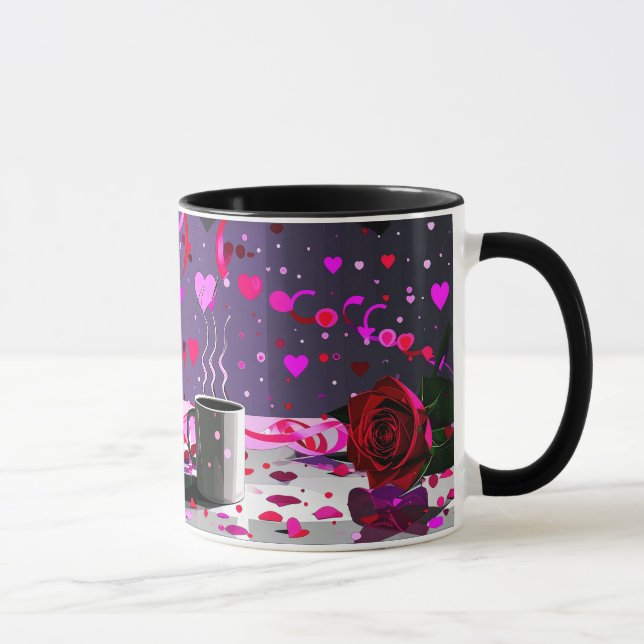 Sweet Happy Valentine's Day With All My Love Mugg (Höger)