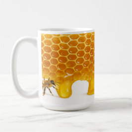 Sweet Harmony: Bees & Honeycomb Kaffemugg