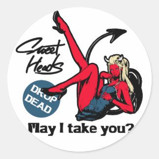 SWEET HEADS #HG RUNT KLISTERMÄRKE