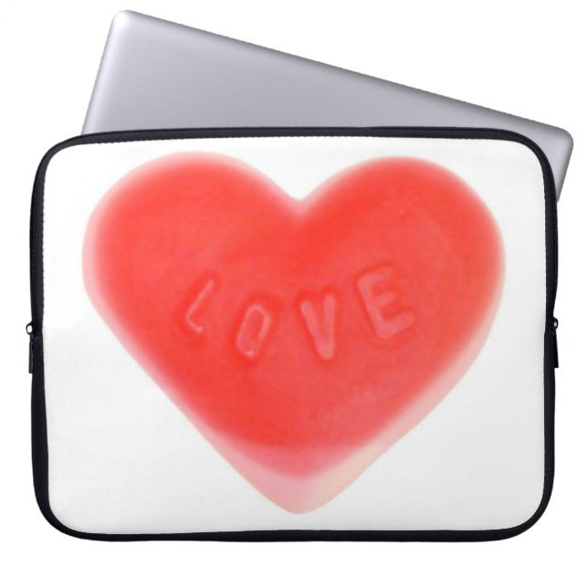 Sweet Heart 15-tums laptop sleeve (Framsidan)
