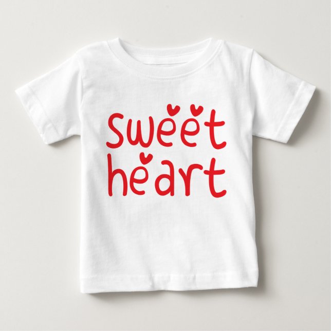 Sweet Heart Baby Bodykostym Tröja (Framsida)
