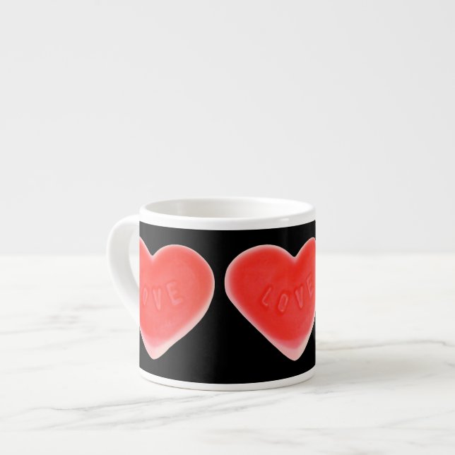 Sweet Heart Black espresso mugg Espressomugg (Framsida vänster)