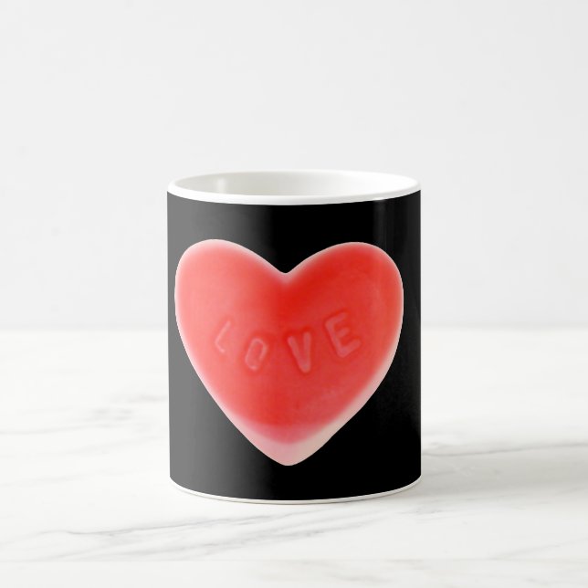 Sweet Heart Black 'I kärlek T' mugg (Center)