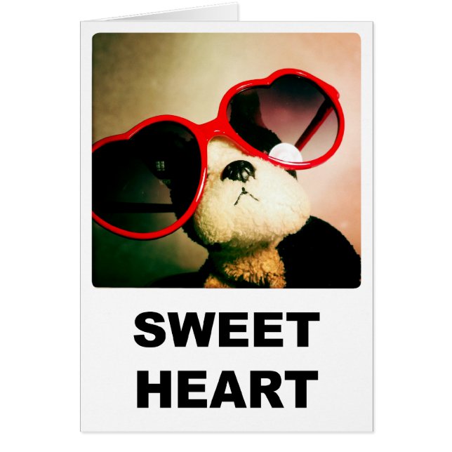 Sweet Heart Card Hälsningskort (Framsidan)