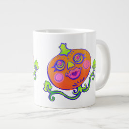 Sweet Heart Pumpkin Halloween Decor Giant Coffee Jumbo Mugg