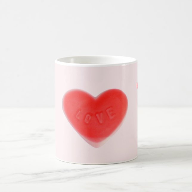 Sweet Heart Rosa 'I kärlek U' mugg (Center)